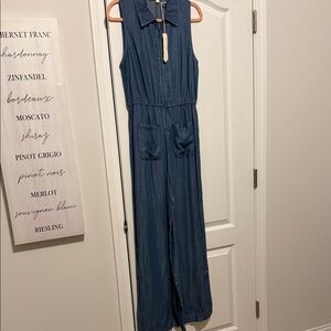 Lovestitch Blue Denim Jumpsuit